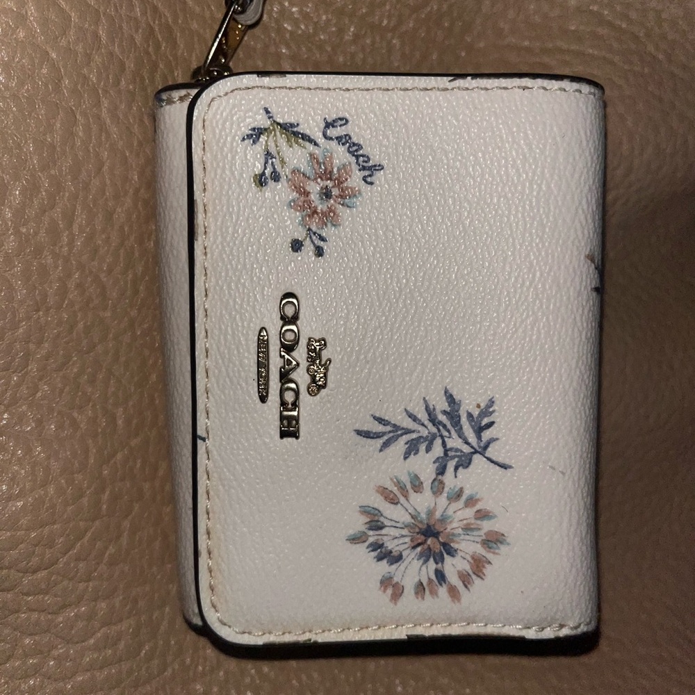 Coach Floral Zip Wallet